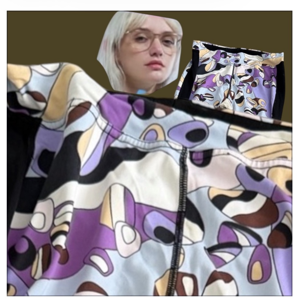 Emilio Pucci Multicolor Patterned Track Pants - image 3